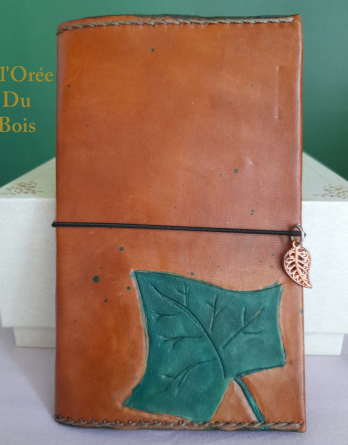 Couverture de carnet en cuir