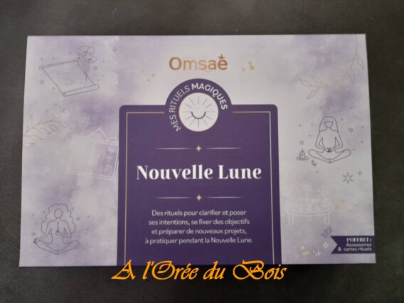 Coffret rituels magiques Nouvelle Lune Omsaé