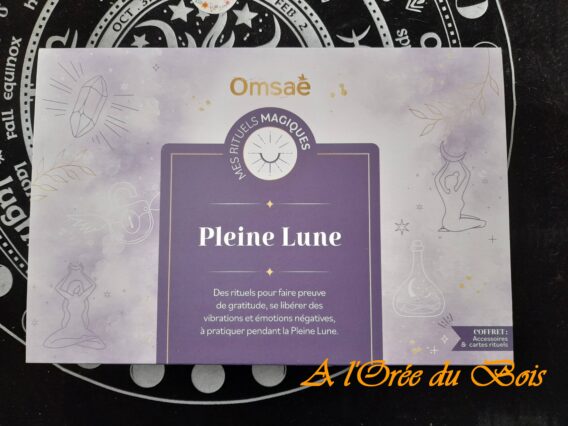 Coffrets rituels magiques Pleine Lune Omsaé