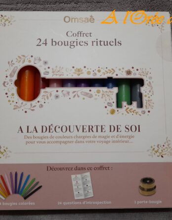 Coffret de 24 bougies rituels à la découverte de soi omsaé