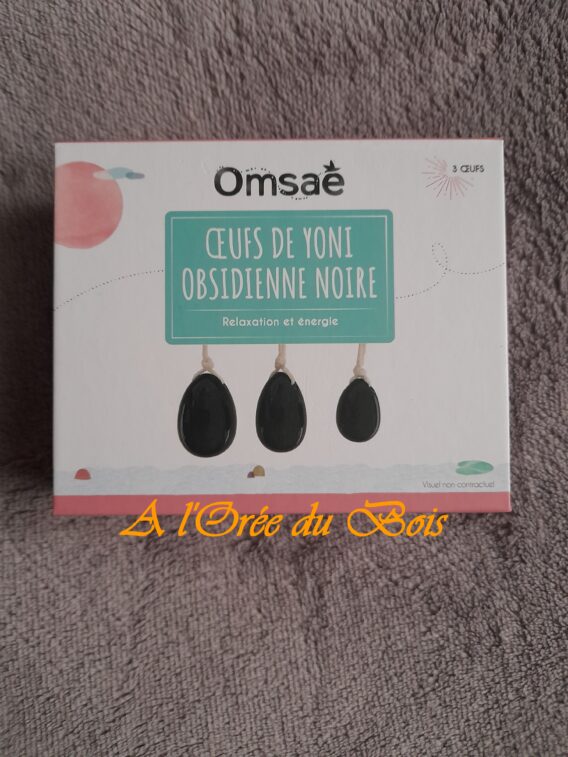 Oeufs de Yoni Obsidienne noire Omsaé