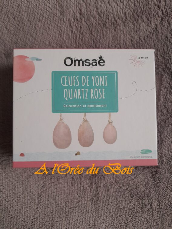 Oeufs de Yoni Quartz Rose Omsaé