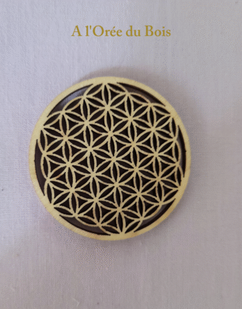 Fleur de vie en bois